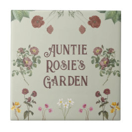 ヴィンテージフローラカスタムディスプレイガーデン タイル