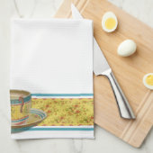 ヴィンテージフローラカップ キッチンタオル (四つ折り)