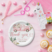 ヴィンテージフローラカボチャのトラック赤ちゃんシャワー ペーパープレート (パーティー)