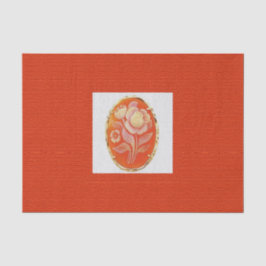 ヴィンテージフローラカメオマザーズデイ 薄葉紙