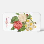ヴィンテージフローラカメリアダッフォディルフラワーズバイルドゥート Case-Mate iPhoneケース (裏面 (横))
