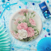 ヴィンテージフローラカーネーションズガーデンパーティー紙プレート ペーパープレート (パーティー)