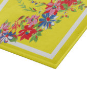 ヴィンテージフローラガラス切断板 カッティングボード (角)