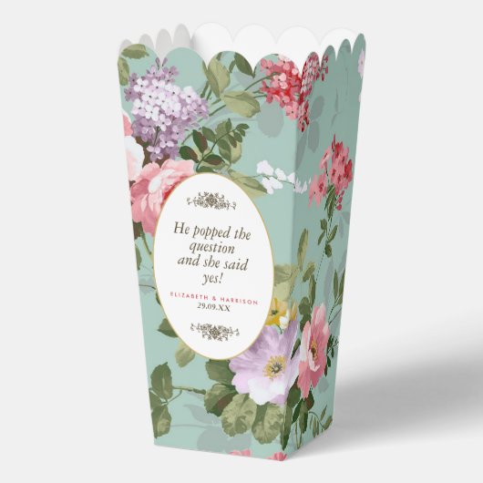 ヴィンテージフローラガーデンボタニッ結婚クス フェイバーボックス (正面)