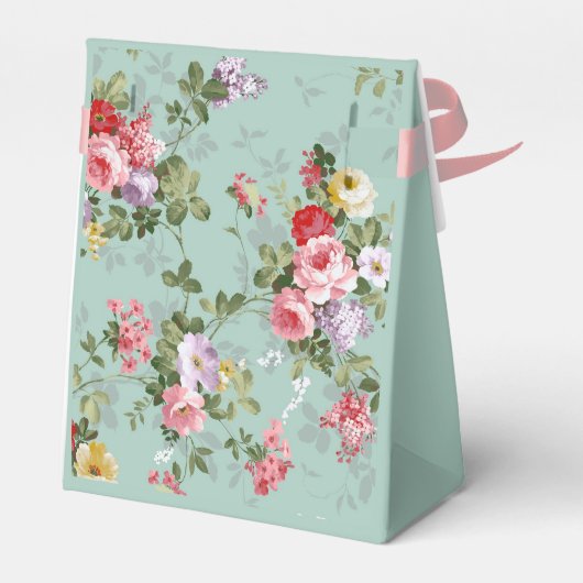 ヴィンテージフローラガーデンボタニッ結婚クス フェイバーボックス (裏面サイド)