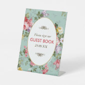 ヴィンテージフローラガーデンボタニッ結婚クス 台座サイン (正面)