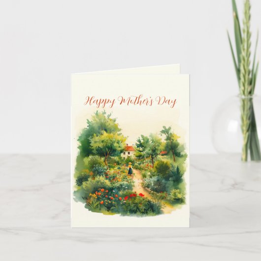 ヴィンテージフローラガーデンマザーズデイ シーズンカード (正面)