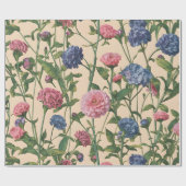 ヴィンテージフローラガーデンラッピング紙 ラッピングペーパー (フラット)