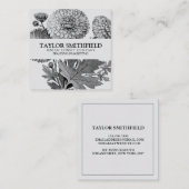 ヴィンテージフローラガーデン名刺 スクエア名刺 (正面/裏面)