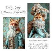 ヴィンテージフローラキングルイキツネデクページ 薄葉紙