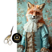 ヴィンテージフローラキングルイキツネデクページ 薄葉紙