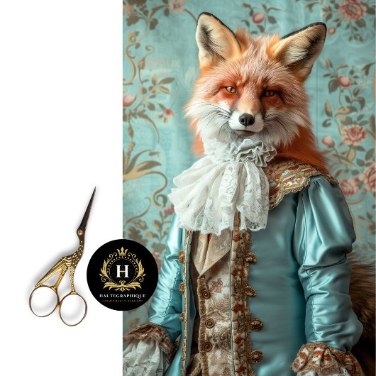 ヴィンテージフローラキングルイキツネデクページ 薄葉紙