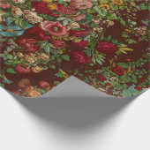 ヴィンテージフローラギフト包装紙 ラッピングペーパー (角)