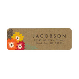 ヴィンテージフローラクラフト住所 シール