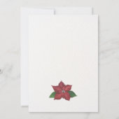 ヴィンテージフローラクリスマスパーティー 招待状 (裏面)