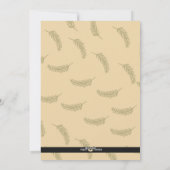 ヴィンテージフローラクリスマスフォトカードシャルボード シーズンカード (裏面)