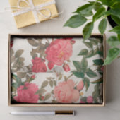 ヴィンテージフローラクリームピンクローズガーデン 薄葉紙 (ギフト)