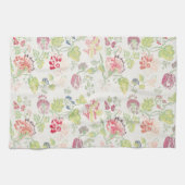 ヴィンテージフローラクロスステッチスタイルフラワーキッチン キッチンタオル (横)