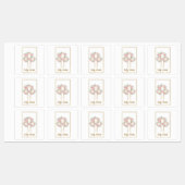 ヴィンテージフローラクロス聖水 ラベル (シート)