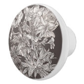 ヴィンテージフローラグモダンレーボタニカルシッ素朴ク セラミックノブ (右)