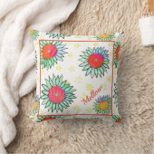 ヴィンテージフローラグラフィックラブ クッション (ブランケット)