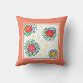 ヴィンテージフローラグラフィックラブ クッション (裏面)