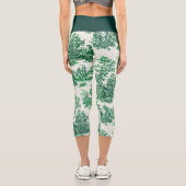 ヴィンテージフローラグリーントイレジョイ カプリレギンス (裏面)