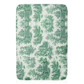 ヴィンテージフローラグリーントイレジョイ バスマット (正面縦)