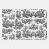 ヴィンテージフローラグリーントイレジョイ ラッピングペーパーシート (正面3)