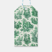 ヴィンテージフローラグリーントイレジョウモノグラム ギフトタグ (裏面)