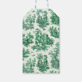 ヴィンテージフローラグリーントイレジョウモノグラム ギフトタグ (裏面)