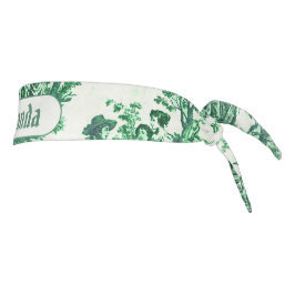 ヴィンテージフローラグリーントイレジョウモノグラム タイヘッドバンド