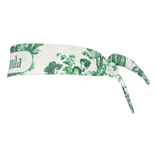 ヴィンテージフローラグリーントイレジョウモノグラム タイヘッドバンド (回転90)