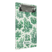 ヴィンテージフローラグリーントイレジョウモノグラム ミニクリップボード (アングル)