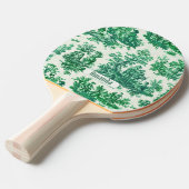ヴィンテージフローラグリーントイレジョウモノグラム 卓球ラケット (正面アングル)