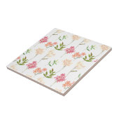 ヴィンテージフローラコテージ伝統的花 タイル (側面)