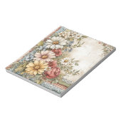 ヴィンテージフローラコテージ家文房具 ノートパッド (回転)