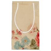 ヴィンテージフローラサンクスユーフェイバー抱き枕 スモールペーパーバッグ (正面)