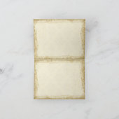 ヴィンテージフローラサンフラワーズ秋の秋の結婚式 カード (内部)