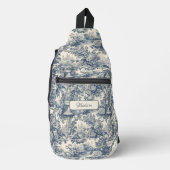 ヴィンテージフローラシックなブルートイレデジュエモノグラム スリングバッグ (正面)