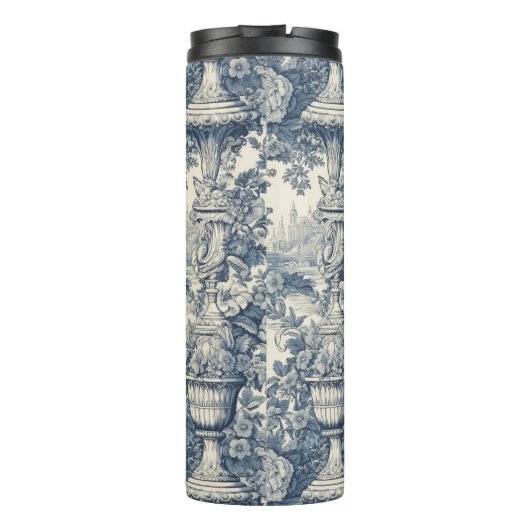 ヴィンテージフローラシックなブルートイレデジュエモノグラム タンブラー (裏面)