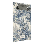 ヴィンテージフローラシックなブルートイレデジュエモノグラム ミニクリップボード (アングル)