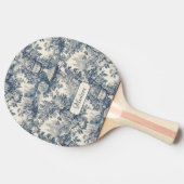 ヴィンテージフローラシックなブルートイレデジュエモノグラム 卓球ラケット (横)