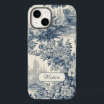 ヴィンテージフローラシックなブルートイレデジュエモノグラム Case-Mate iPhone 14ケース<br><div class="desc">ヴィンテージエレガントブルーtoile de jouyモノグラムiphoneケース。白い背景に美しいシームレスなトイル・ド・ジュイのパターン青。トイルプリントは今のところエレガント、エキゾチックなダマスクのパターンを特徴とするヴィンテージトイル・ド・ジュイであり、現在は家庭のデコや衣服、モバイルやイパドのケース、招待状など多くの人気を集めているおもしろいスタイル。そのデザインはクラシックで色は無素晴らし時間だ。すべての文字の色とフォントを変更しクリックてカスタマイズ、文字のカスタマイズ領域の下にさらにデザインツールに入る。バースデユニークィーや休日、特別な機会のためのギフト。バレンタインの場合でも、クリスマスの場合でも、贈り物としての場合でも、贈り物のアイディア素晴らしを作る</div>