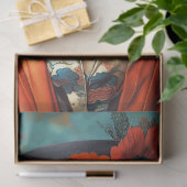 ヴィンテージフローラシャム猫デコパージュ 薄葉紙 (ギフト)