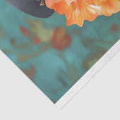 ヴィンテージフローラシャム猫デコパージュ 薄葉紙 (詳細)