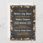 ヴィンテージフローラシャルボードマザーズデイブランチ 招待状 (正面)