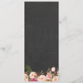 ヴィンテージフローラシャルボード簡単編結婚集のメニュー メニュー (裏面)