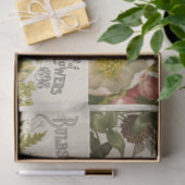 ヴィンテージフローラシードパケットの分離 薄葉紙 (ギフト)