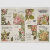 ヴィンテージフローラシードパケットの分離 薄葉紙 (正面)